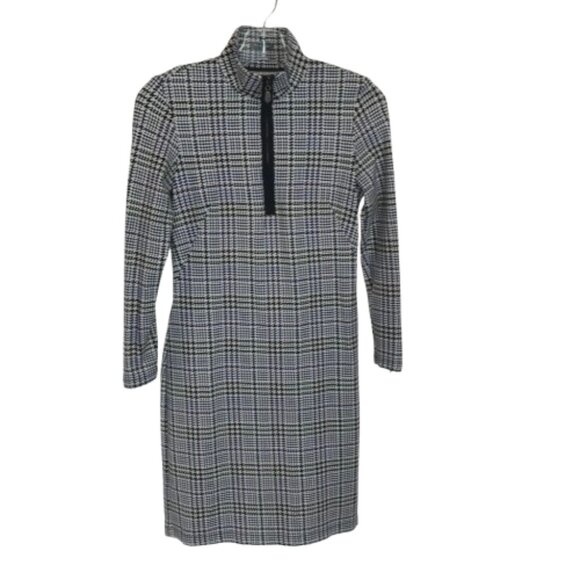 J. McLaughlin Womens Size XS Bedford Knee-Length Dress in Aspen Glenn Plaid - Picture 2 of 6